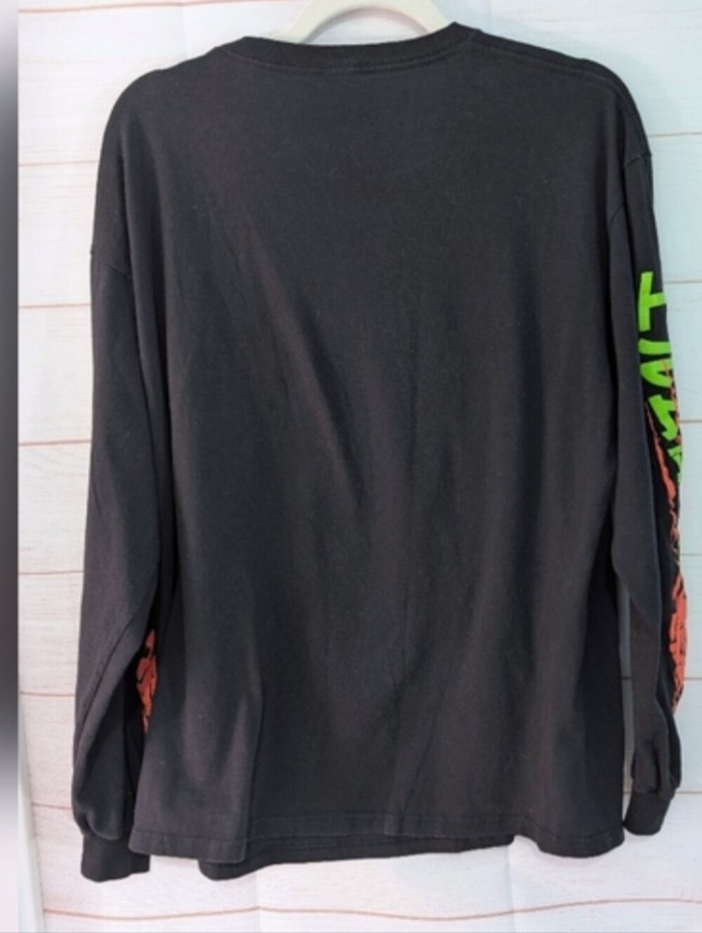 RARE Freddy Krueger Classic Horror Movie Graphic Long Sleeve Tee Size XL - Picture 2 of 6